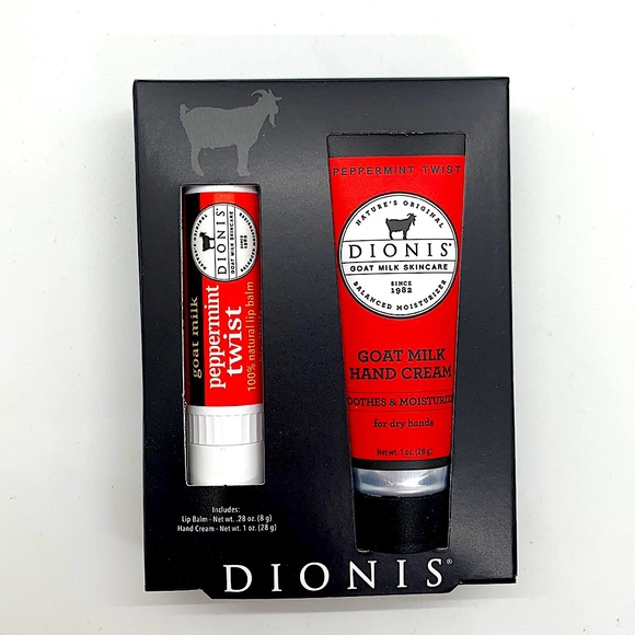 DIONIS Other - DIONIS Goat Milk Peppermint Twist Hand Cream and Lip Balm